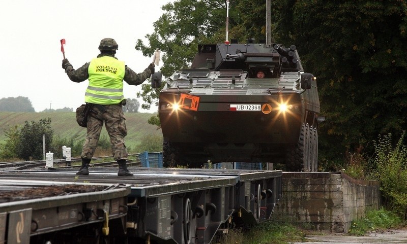 Wyjazd szczecińskich żołnierzy na ćwiczenia Anakonda-14.