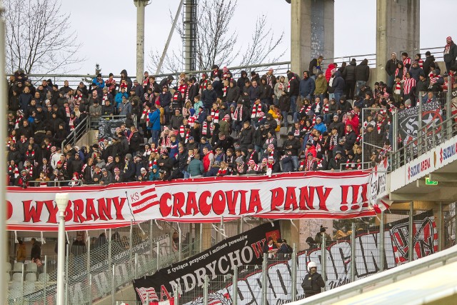 Kibice Cracovii w Kielcach