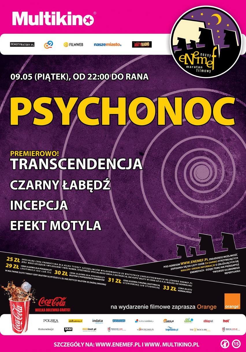 Wygraj bilety na ENEMEF "Psychonoc z Transcendencją" w Łodzi