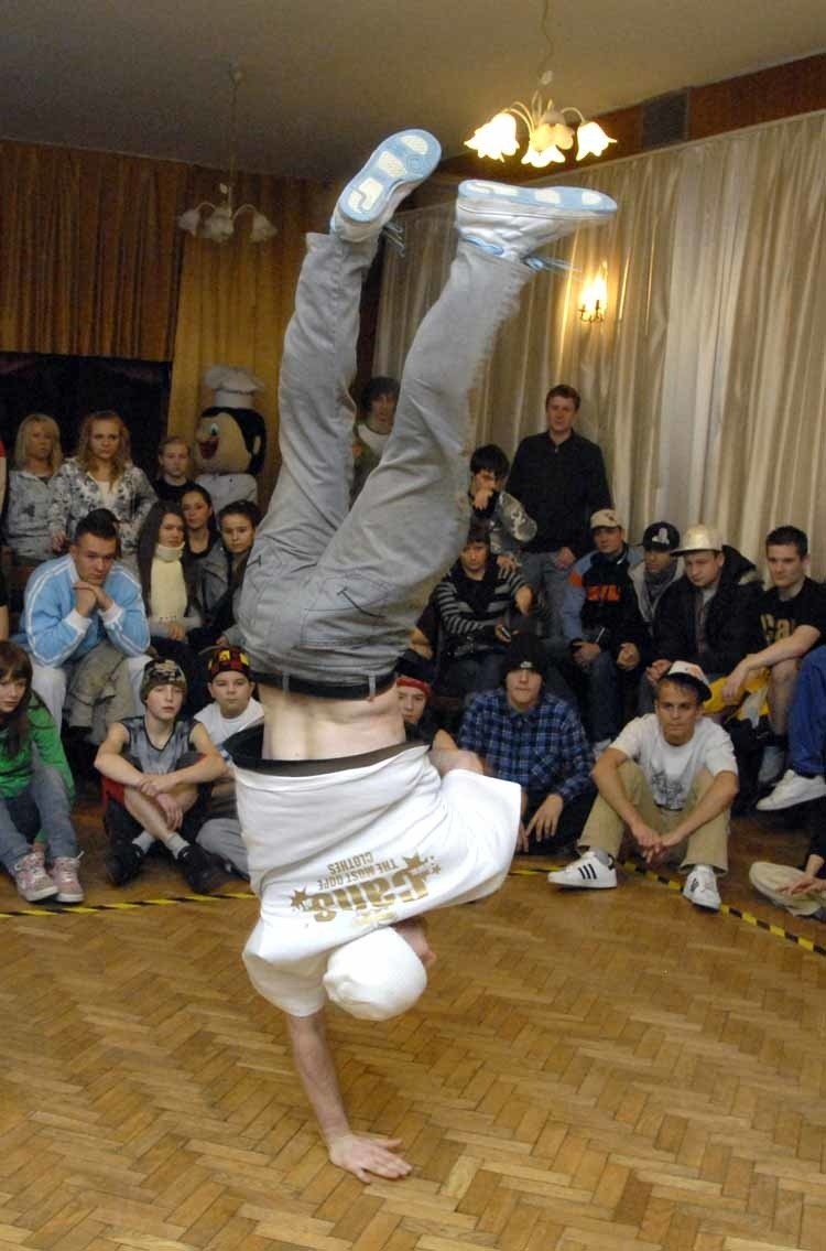 Turniej tanca breakdance "Walka o miasto" w Slupsku.