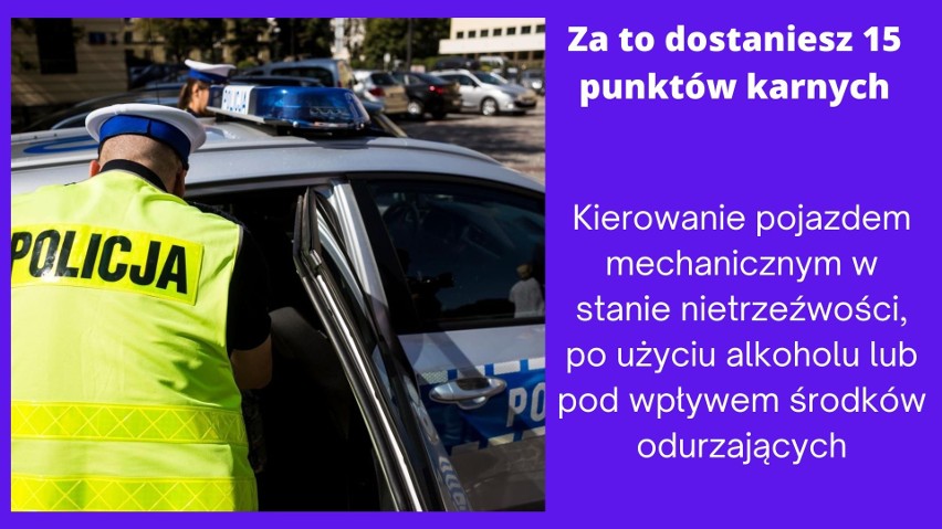 Nowy taryfikator punktów karnych 2022. Za to dostaniesz maksymalną karę. Łatwo stracić prawo jazdy