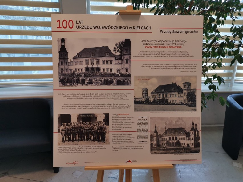 Wojewoda Zbigniew Koniusz otworzył wystawę poświęconą 100. rocznicy oficjalnego rozpoczęcia pracy przez Urząd Wojewódzki w Kielcach [ZDJĘCIA