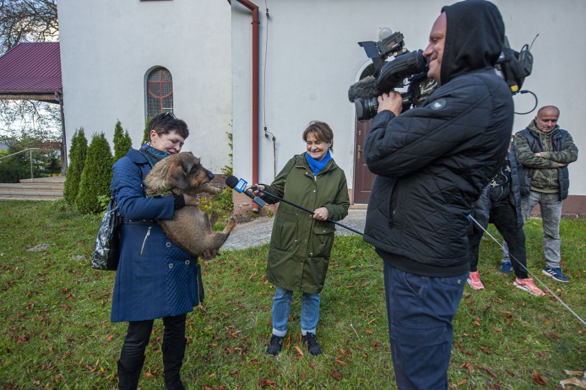 Tradycyjnie święcenie zwierząt w Manowie.