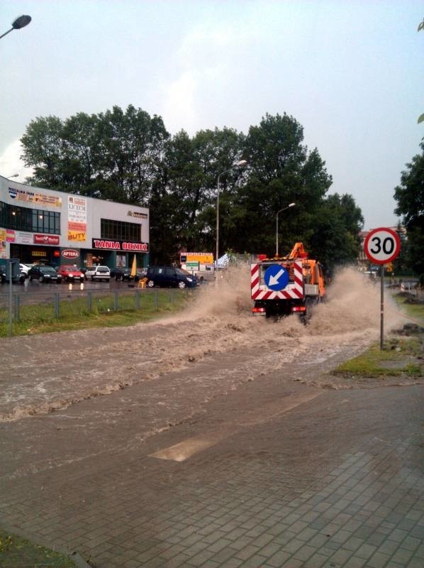 Ulewa w Jarosławiu...