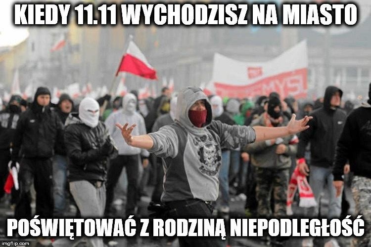 Obchody 11 listopada w Warszawie znów stały pod znakiem...