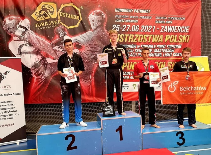 Kickboxerzy KS Dragon Gorzów sięgnęli po jeden złoty i trzy...