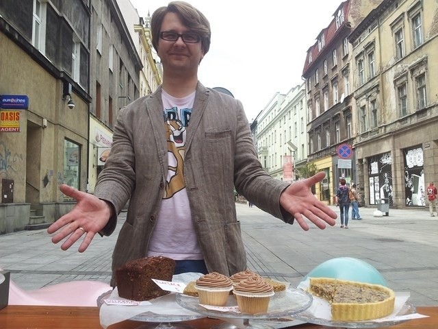 Kato Bazar w Katowicach. Marcin Szala z firmy Good Cake z...