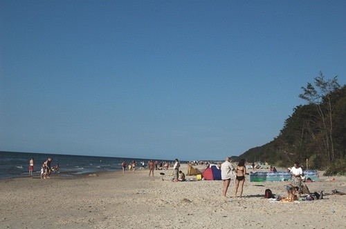 Plaża w Poddąbiu: morze i powietrze ciepłe