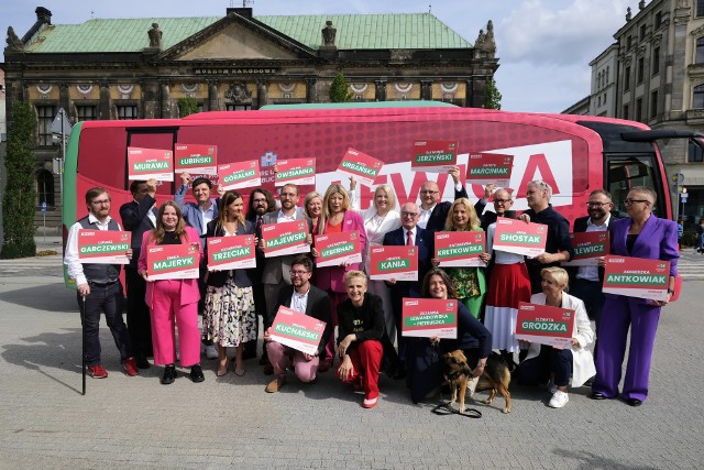 Poznańska lista Lewicy - dziesięć kobiet, dziesięciu mężczyzn, najmłodsza kandydatka ma 21 lat! Jedynką jest Katarzyna Ueberhan.