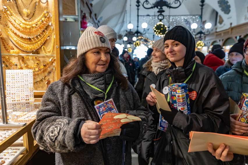 Anna Dymna na finale WOŚP w Krakowie.