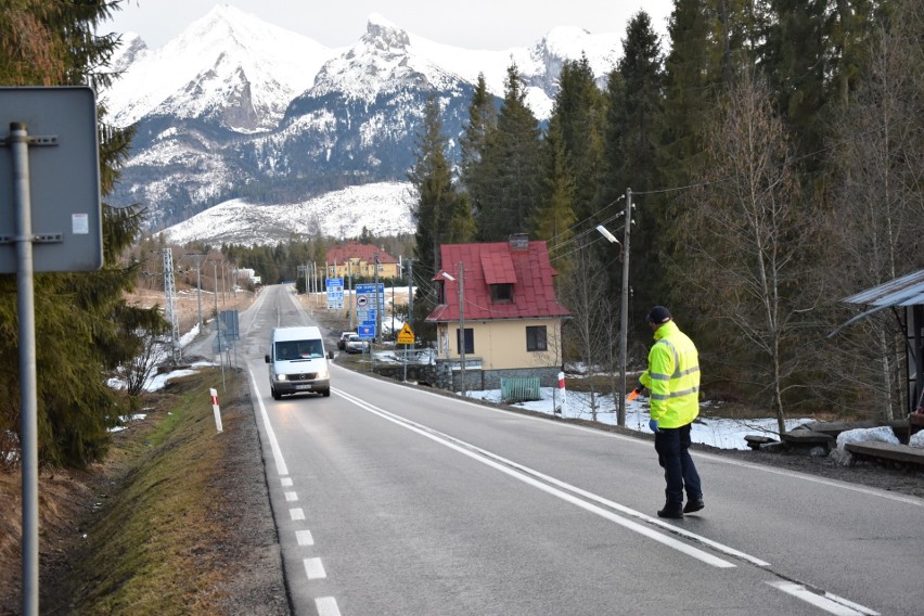 Kontrole sanitarne na granicy w Jurgowie (PL-SK) 11.03.2020