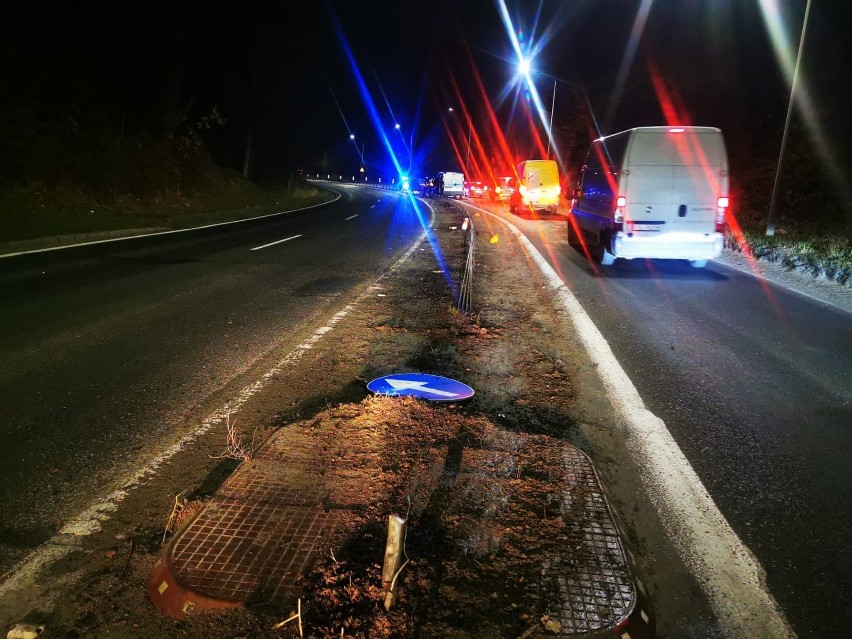 Wypadek na ul. Gdańskiej w Koszalinie ZDJĘCIA