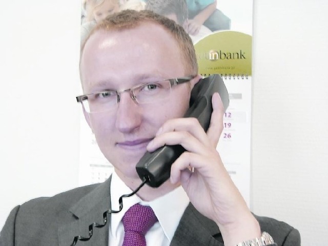 Tomasz MachowiakTomasz Machowiak z Centrum Kredytów Hipotecznych Getin Banku w Zielonej Górze