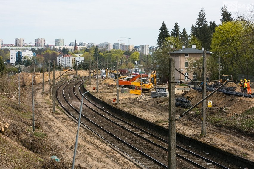 Węzeł Łękno w Szczecinie. Jak idzie budowa? [ZDJĘCIA]