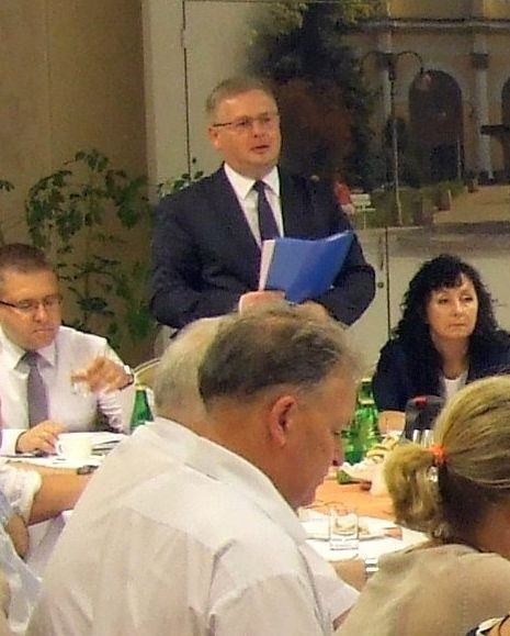 Posiedzenie rady klastra prowadził Wojciech Legawiec, prezes buskiej spółki uzdrowiskowej. 