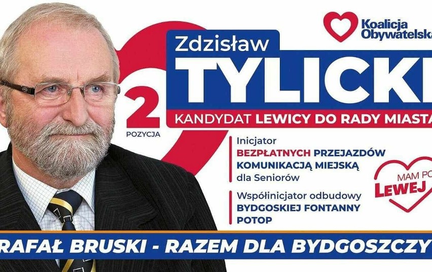 Spór był związany z plakatem wyborczym Zdzisława Tylickiego,...