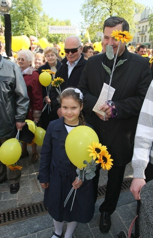 Kazimierz Słapek z Bernadetką