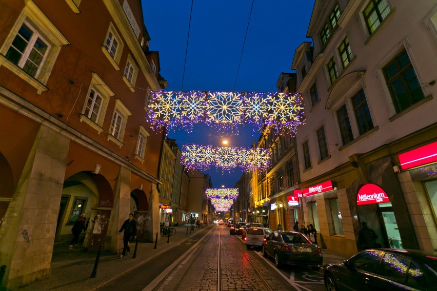 Budżet na iluminację świąteczną Wrocławia został ograniczony...