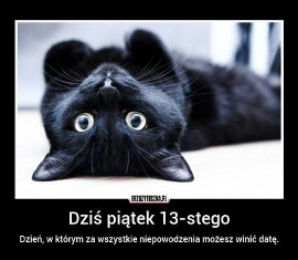 Dlaczego piątek trzynastego przynosi pecha? Memy dla przesądnych