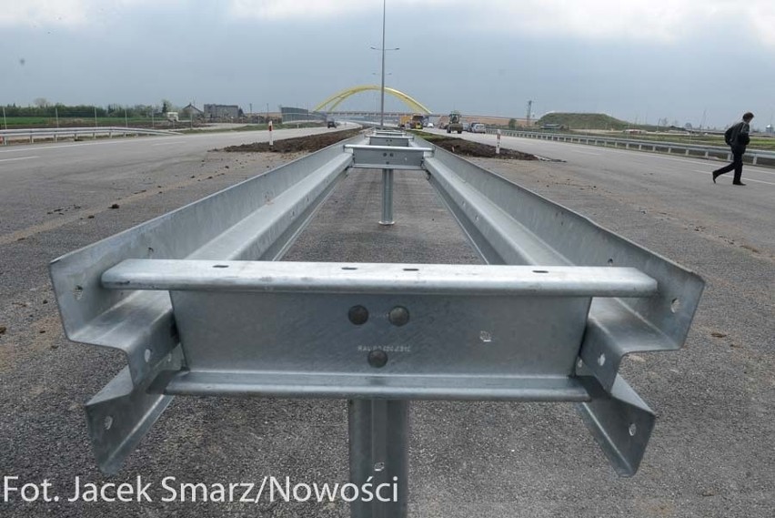 Autostrada A1 do Łodzi przed otwarciem