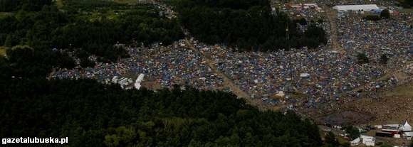 Najwięcej internautów obejrzało lot nad Przystankiem Woodstock. Dziś rano miał 15 tys. wejść!