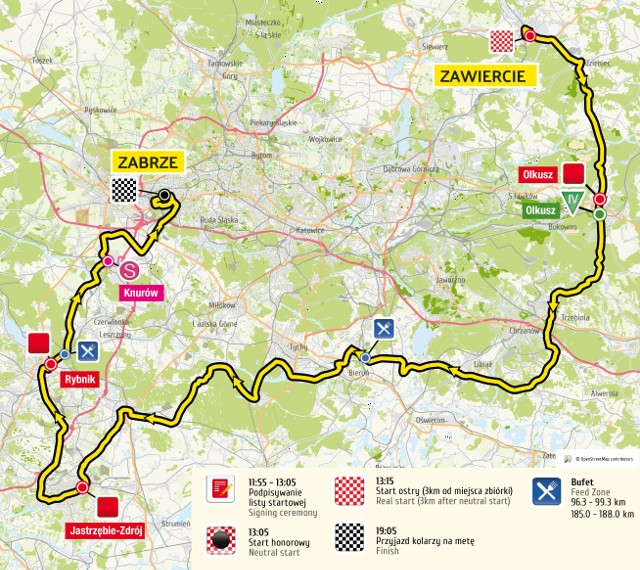 Tour de pologne w Rybniku! Wyścig przejedzie przez miasto 1 sierpnia