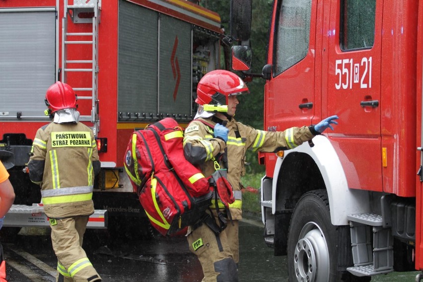 Pożar wubuchł w szpitalu w Bytomiu