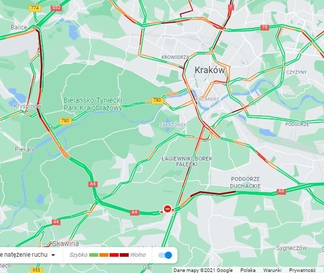 Kraków. Wypadki na autostradzie A4. Obwodnica Krakowa była zablokowana [ZDJĘCIA]