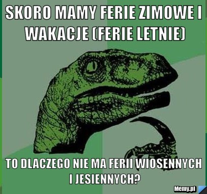 Ferie zimowe MEMY 2019. Nareszcie czas na odpoczynek! Zobacz...