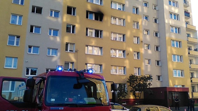 Ogień pojawił się w kuchni na czwartym piętrze. Pożar szybko przeniósł się do pozostałych pomieszczeń mieszkania przy ulicy Marii Konopnickiej w Bydgoszczy. Strażakom udało się uratować przebywającego tam psa. Zwierzę otrzymało tlen, a strażnicy miejscy mają przewieźć je do kliniki weterynaryjnej. W mieszkaniu nie było lokatorów. Z ogniem walczyły cztery zastępy straży pożarnej, którym udało się opanować sytuację zanim płomienie przeniosły się na pozostałe piętra budynku. Mieszkanie jest okopcone. Trwa ustalanie, co spowodowało pojawienie się ognia.***