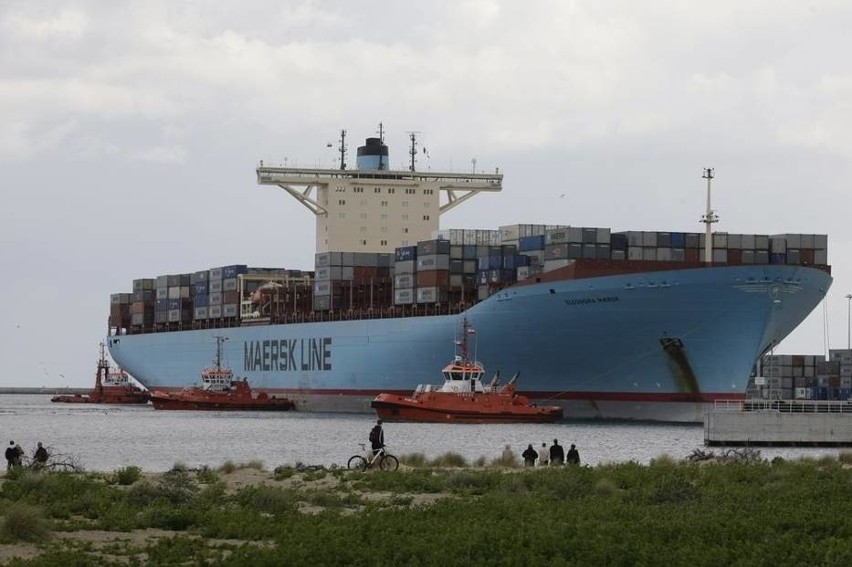 Maj 2011 roku. DCT obsługuje statek Eleonora Maersk. 97,71...