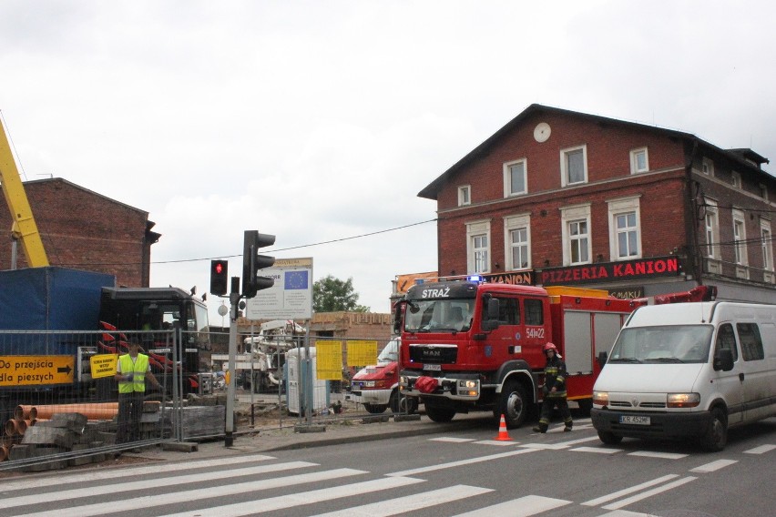 Wypadek na budowie centrum handlowego w Piekarach Śląskich