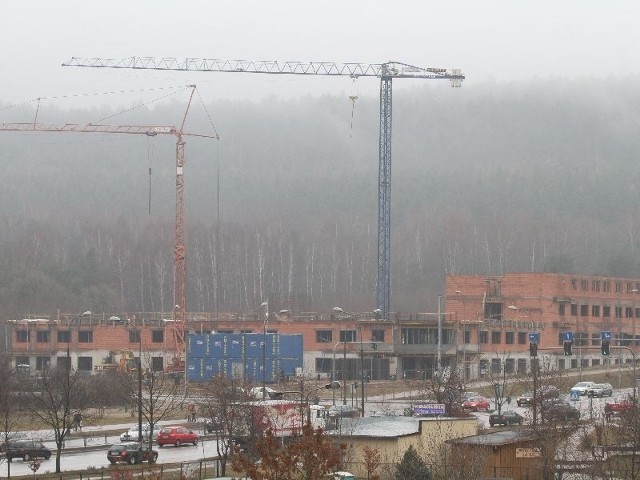 Na takim etapie zatrzymała się budowa nowej siedziby Starostwa Powiatowego. Od 15 grudnia prace się nie posunęły.