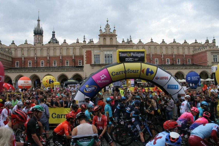 Tour de Pologne 2019 Kraków. Start był na Rynku, finisz obok Błoń [ZDJĘCIA]