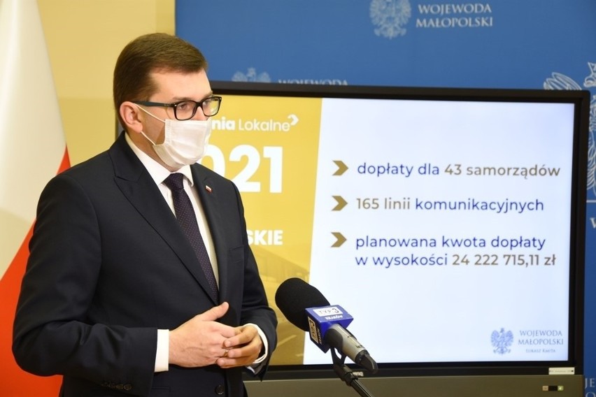 Ponad 24 miliony złotych na utrzymanie i uruchomienie 165 linii autobusowych w wielu gminach Małopolski