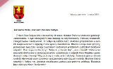 11 marca Dzień Sołtysa - list burmistrza Włoszczowy Grzegorza Dziubka z gratulacjami
