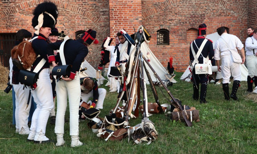 Inscenizacja bitwy o Grudziądz, w której wojska pruskie...