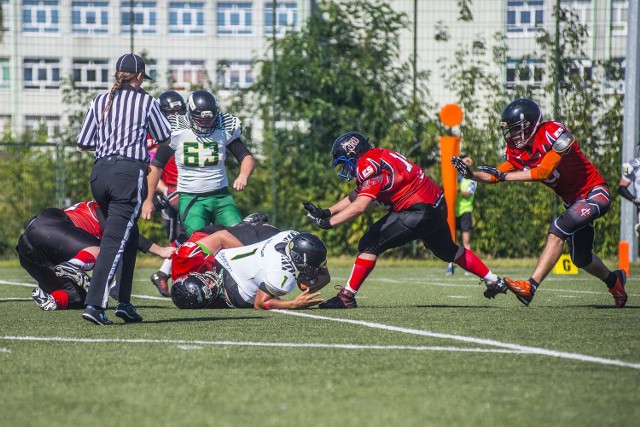 Drużyna Green Ducks Radom nie dała rywalom szans i wygrała z Crusaders Warszawa 46:0.