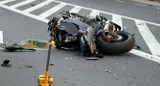 Tragiczny początek sezonu. Motocyklista zderzył się z tirem