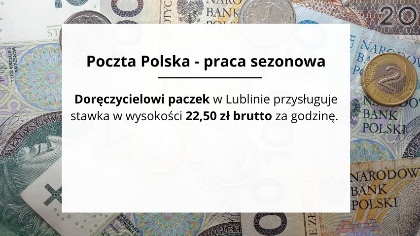 Zarobki doręczyciela paczek w Poczcie Polskiej