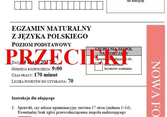 Matura 2018: Język Polski 4.05.2018 Co wiadomo? Przecieki,...