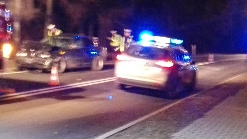 Wypadek na DK78 w Boguchwałowicach