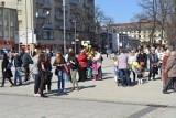 Zbiórka na hospicjum w Częstochowie. Happening na Placu Biegańskiego [ZDJĘCIA]