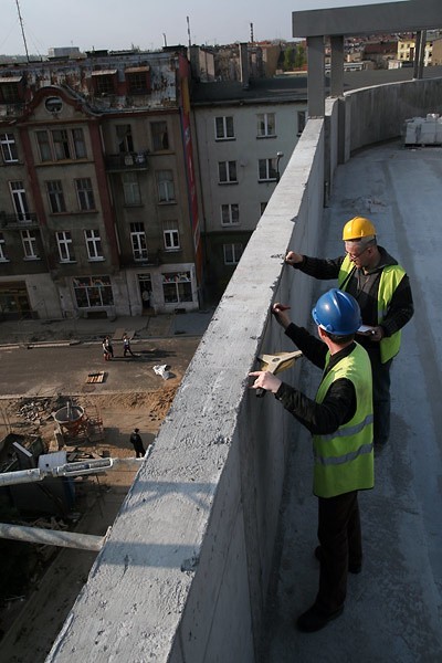 Zdjecia z budowy Galerii Slupsk pomiedzy ulicami Tuwima i...