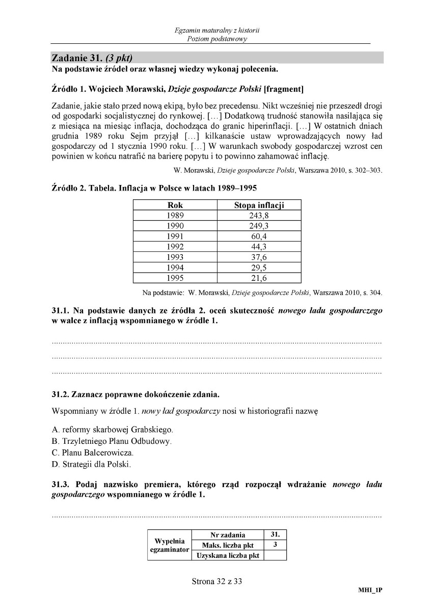 Matura Historia 2018 Arkusz CKE, Odpowiedzi Matura z...