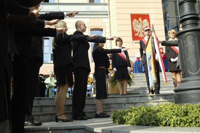 Inauguracja roku akademickiego na Uniwersytecie Opolskim. (Fot. Slawomir Mielnik)