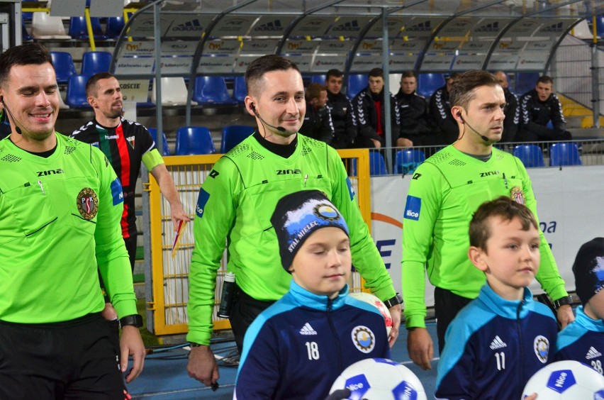 Piłkarze Stali Mielec w ostatnim ligowym meczu w tym roku...