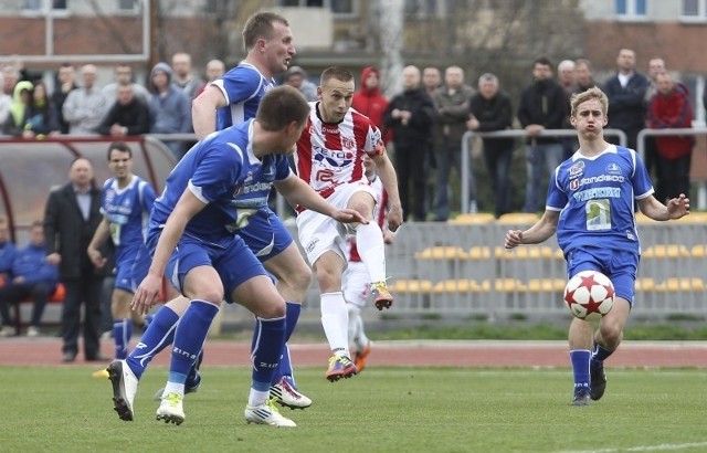 Sebastian Hajduk, napastnik Resovii to autor ostatniego gola, jaki padł w derbach Rzeszowa. Dokonał tego ubiegłej jesieni na hetmańskiej.