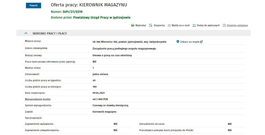 Najnowsze oferty pracy w powiecie jędrzejowskim. Poszukiwani: pielęgniarka, pomocnik ogrodnika, rozbieracz-wykrawacz czy barman (TOP 15)