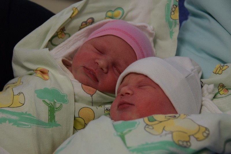 Bliźniaczki Maja i Nadia urodziły się w szpitalu św. Łukasza